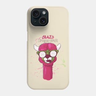 lama crazy dragon fruit Phone Case