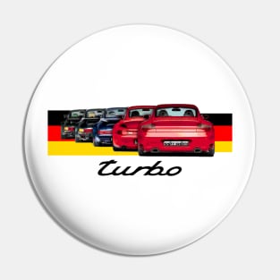 Shift Shirts Turbo Generations – 911 Turbo Inspired Pin