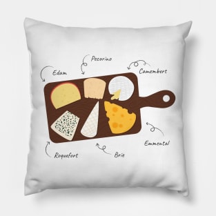 Fancy Cheese Board Pillow