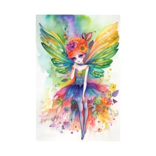 Bright Fairy in the Floral Garden T-Shirt