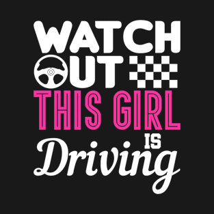 Girl Driving License gift passed driving test | driver's license T-Shirt