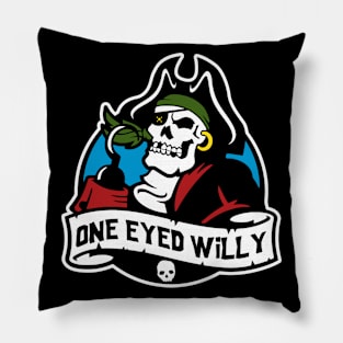 One Eyed pirate Pillow