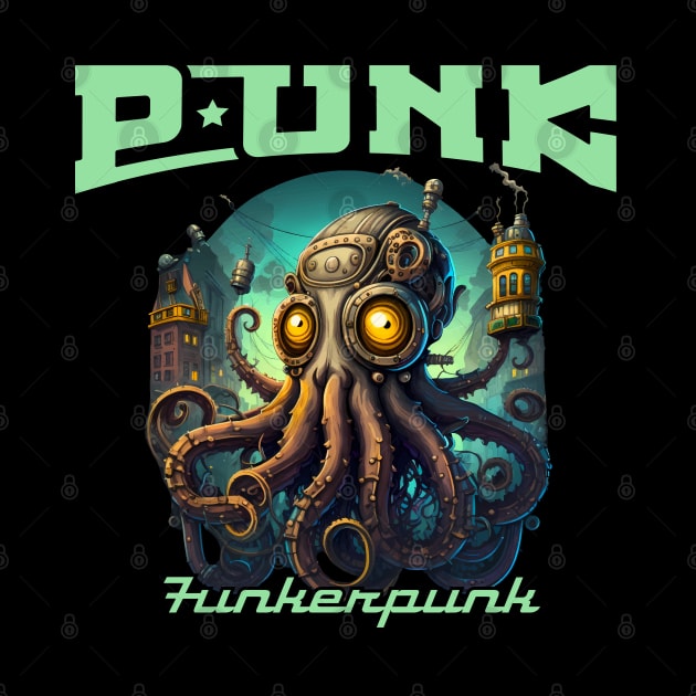 PUNK Metal Octopus by Fuckinuts