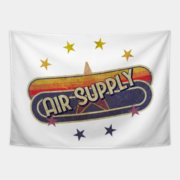 ElaCuteOfficeGirl Vintage Air Supply Tapestry by ElaCuteOfficeGirl Waving Hand