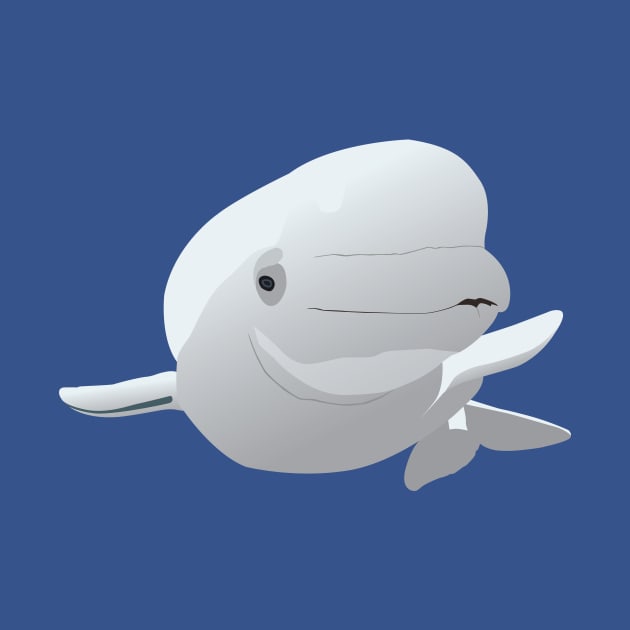 Friendly Beluga Whale by NorseTech