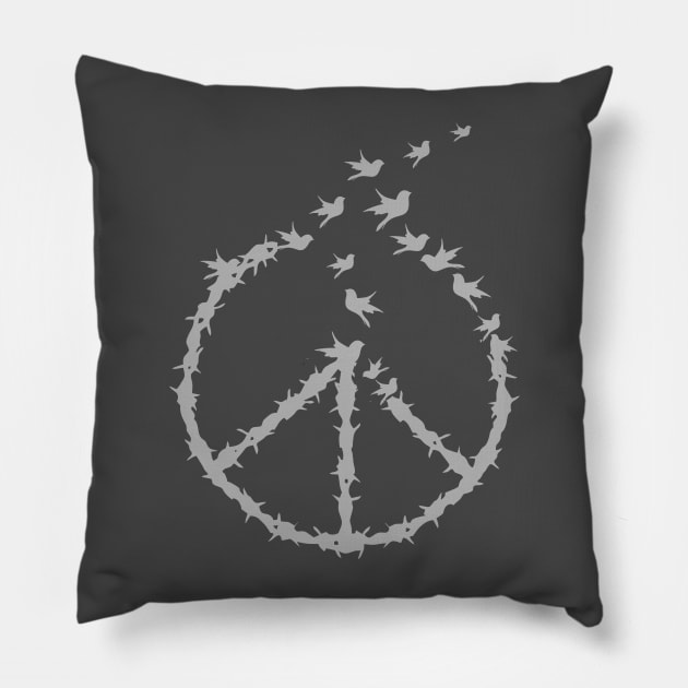 Peace is Freedom Pillow by blessedpixel