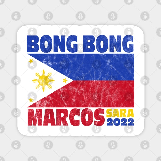 BBM 2022 Bongbong Marcos Sara Philippines Flag Magnet by Jas-Kei Designs