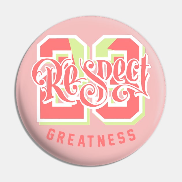 Respect Greatness Lava Glow Retro Sneaker Pin by funandgames