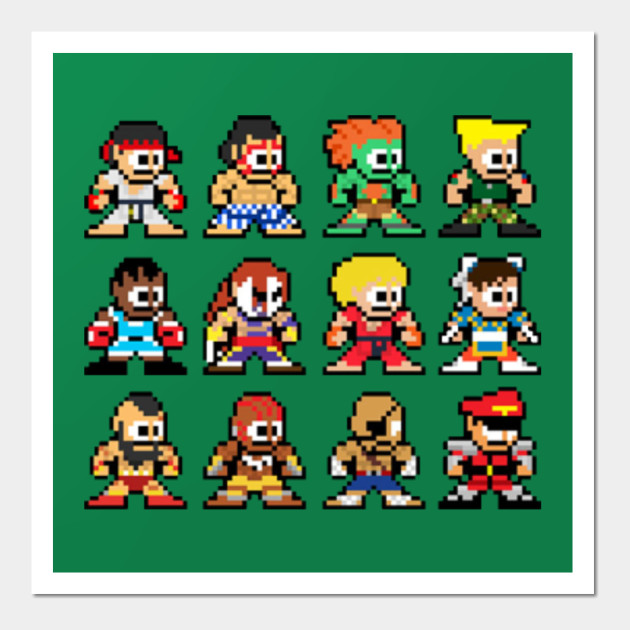 Street Fighter 2 Street Fighter Wall Art Teepublic