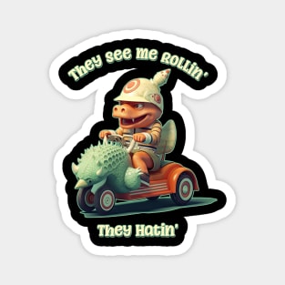 They See Me Rollin' Soccer Mom and Dad Magnet