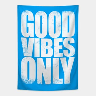 Good Vibes Only - WHITE Tapestry