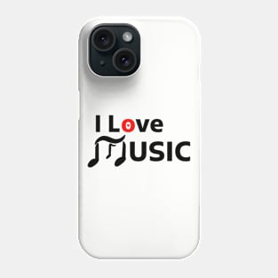 I Love Music Phone Case