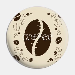 Coffee beans Pin