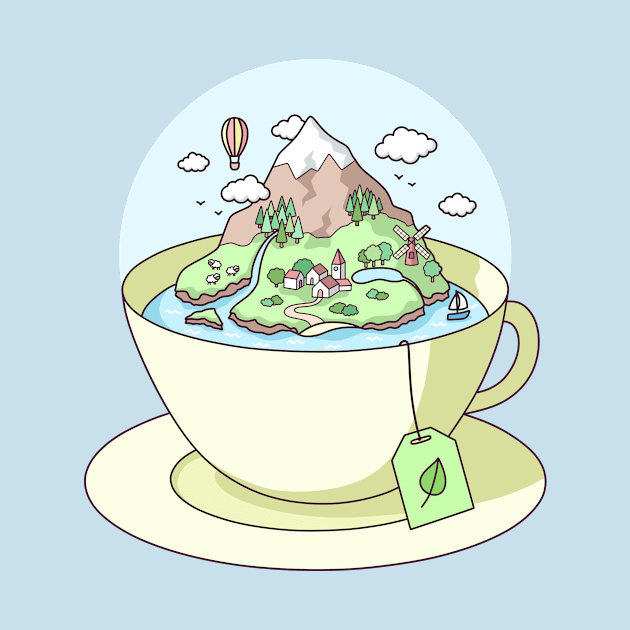 Tea Island by sombrasblancas