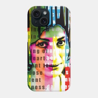 Mysterious Colors of Forough Farrokhzad Phone Case