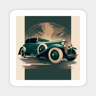 Art Deco Style Cars Magnet