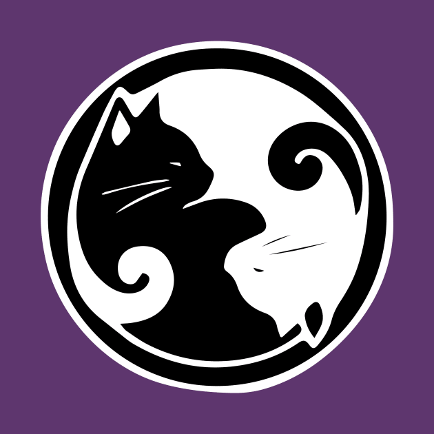 yin yang cats by Munayki