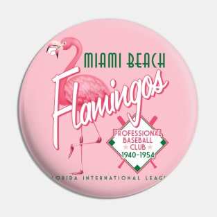 Miami Beach Flamingos Pin