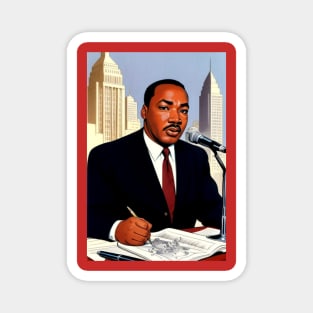 MLK JR 7 Magnet