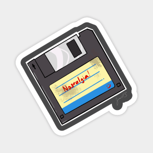 Nostalgic Floppy Disk Magnet