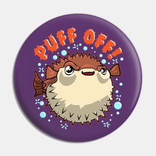 Pufferfish Puff Off Puffer Fish Pin