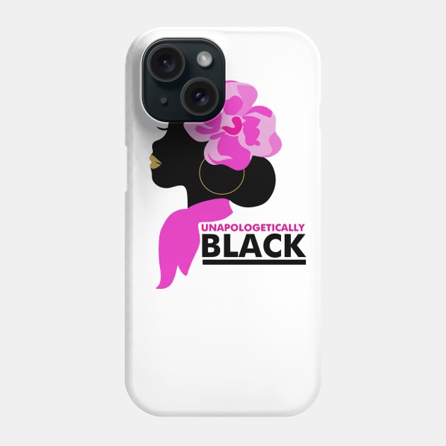 Unapologetically Black, Afro, African Phone Case by dukito