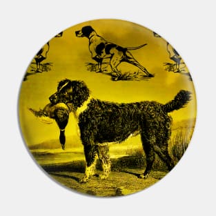 pheasant hunting dog Pin