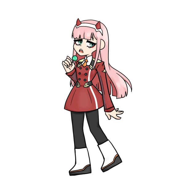 Zero Two by miooaoyamyam