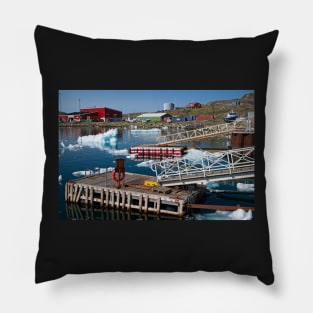 The Jetty Narsaq Greenland Pillow