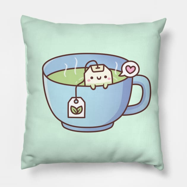 Cute Tea Bag In A Teacup Doodle | Sticker