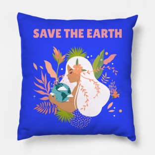 Save The Earth, Mother Earth Pillow