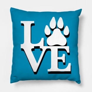 Love for dogs (shadow) Pillow