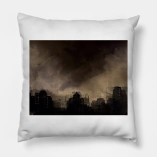 Glasgow dusk Pillow