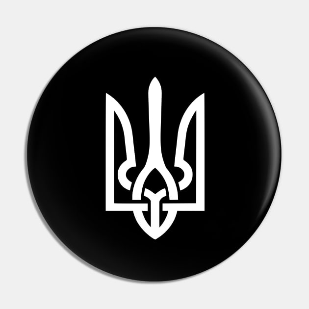 Ukraine Tryzub Symbol Pin by Yasna