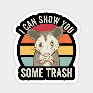 I Can Show You Some Trash Cute Opossum Magnet