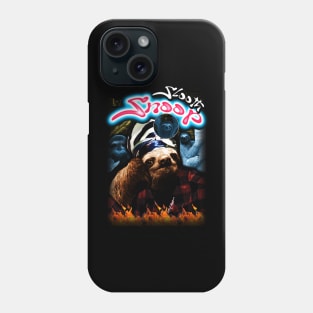 Snoop sloth vintage 90s bootleg design Phone Case