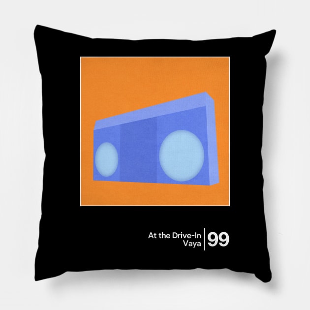 At the Drive-In - Vaya / Minimal Graphic Artwork Design T-Shirt Pillow by saudade