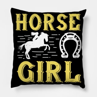 Horse Girl Pillow