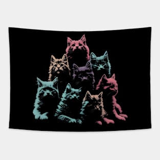 Cats Group Tapestry