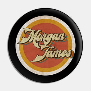 circle vintage Morgan James Pin