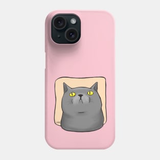 Grey Cat Phone Case