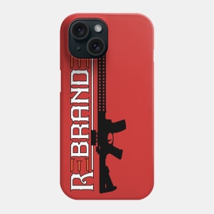 Rebranded Vertical Logo with Rifle Phone Case