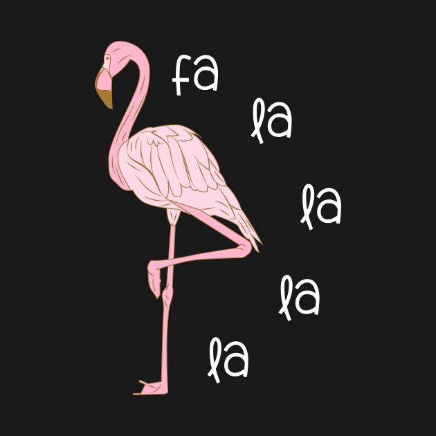 Fa la la la la Flamingo by nathalieaynie