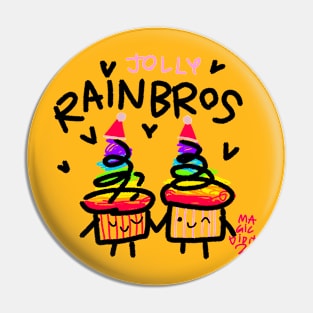 Jolly rainbrows Pin