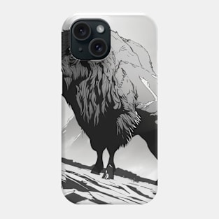 Bison Shadow Silhouette Anime Style Collection No. 114 Phone Case