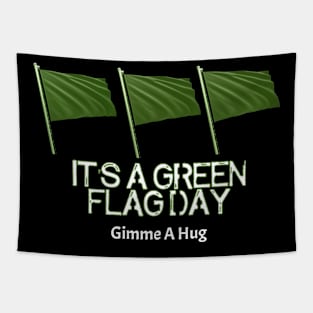 Green Flag Tapestry