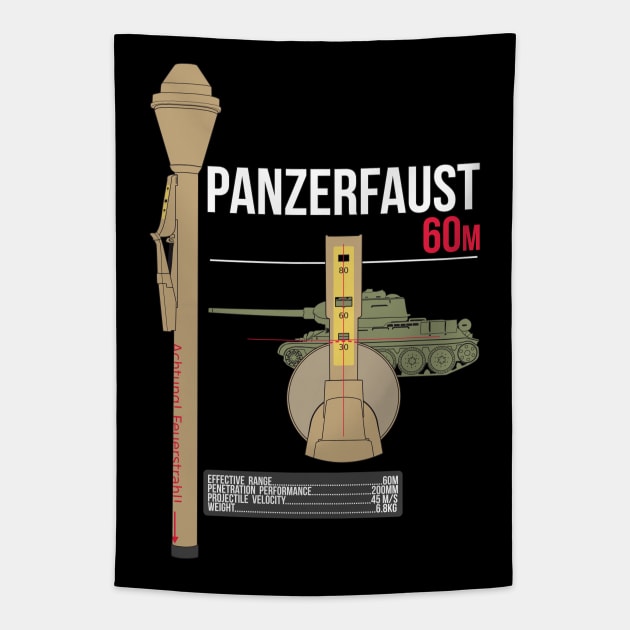 Panzerfaust 60 Tapestry by FAawRay