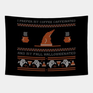 I prefer my coffee caffeinated and my fall halloweenated! Tapestry