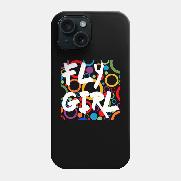 1. FLY GIRL MUG, Piilows, Masks, Totes, Pins, Magnet for B-Girls and Hip Hop Enthusiasts - Fly Girl 80s 90s Old School Hip Hop Phone Case by Tokoku Design