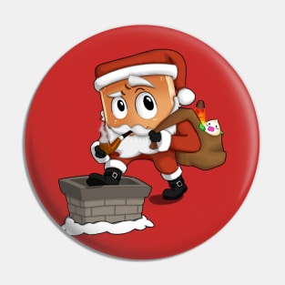 Santa Pancake Pin